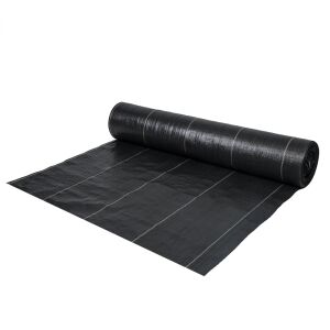 Tkanina przeciwchwastowa tkana CZARNY 135g, 0,6 x 100m 138724432 - Ogrodnictwo