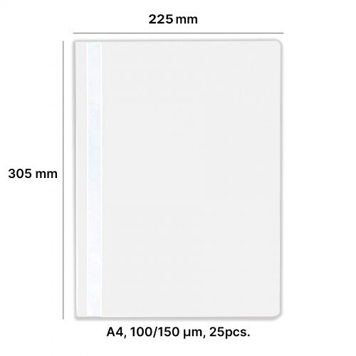 Datoteka za izvješće o AD klasi 100/150 bijela, 25 kom./pak. 138724443