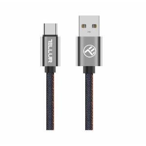 Dátový kábel Tellur, USB na Type-C, 1 m, džínsový