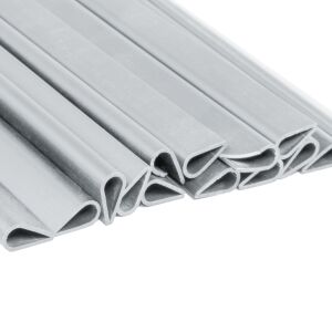 Klipy na sieťové pásky 450G - svetlosivé