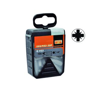 Bahco PZ2 csavarozó bit készlet - 25mm, 30db 138724666 - Bahco