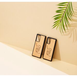 MAN&WOOD futrola za Galaxy Note 20 s motivom mačke i ribe 138724995 - Man&Wood