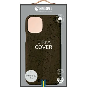 Krusell Birka Cover Apple iPhone 11 Pro tmavohnedý 138725322 - Krusell
