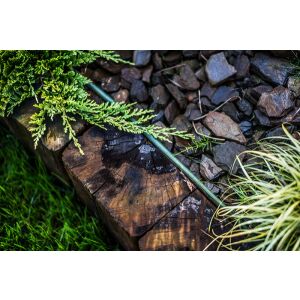 Margine dreaptă pentru gazon 18m x 12,5cm, gri 138725341 - Borduri gradina