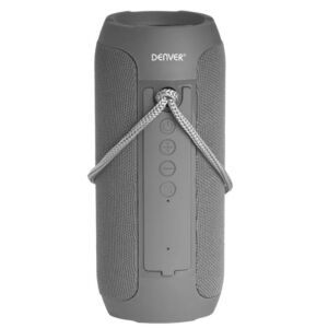 Głośnik Bluetooth Denver BTS-110NR szary, przenośne audio bezprzewodowe - Głośnik Bluetooth