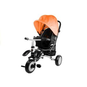 PRO400 Orange Dreirad Fahrrad für Kinder, schräge Ansicht - Dreiräder