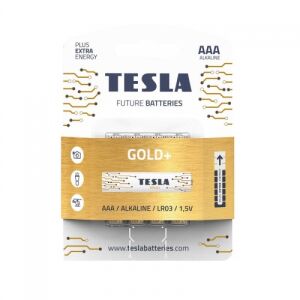 Batterien Tesla AAA Gold+ Alkaline LR03 1250 mAh (4 Stück) (12030420) 138725491 - Computer und Zubehör