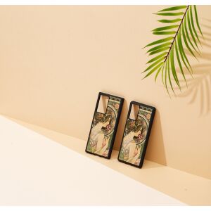 Etui MAN&WOOD do Galaxy Note 20 Ultra pierwiosnkowo-czarne 138725493 - Man&Wood