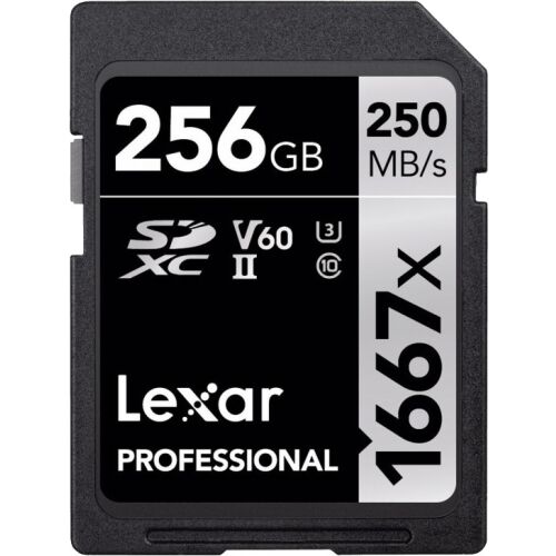 Karta pamięci Lexar SDXC 256GB Professional 1667x UHS-II U3 V60 138725558