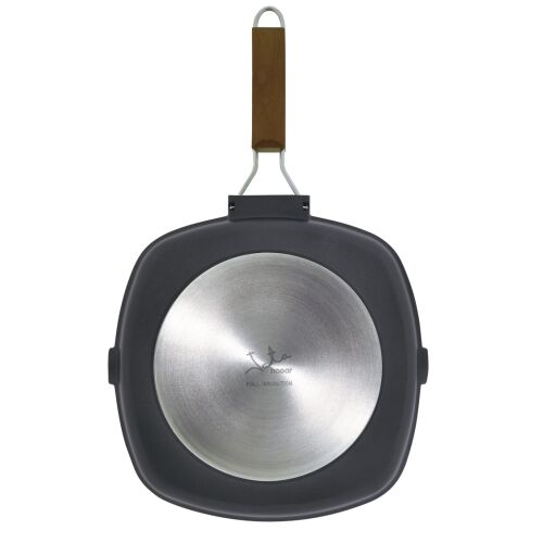 Jata GMA28 Négyzet Serpenyő - 28x28cm, Fa Nyél 138725773