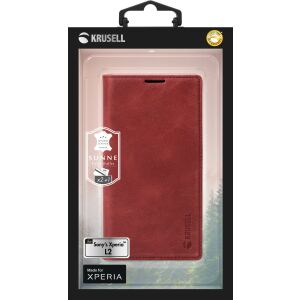 Krusell Sunne 2 Card Foliowallet Sony Xperia L2 Vintage Rot 138725807 - Krusell