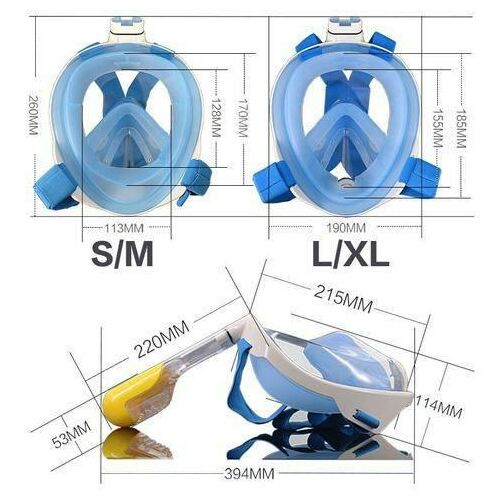 Mască de snorkeling Free Breath M2068G S/M roz 138726175