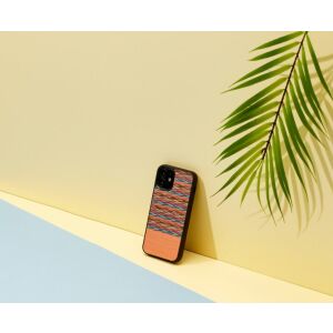 MAN&WOOD futrola za iPhone 12 mini smeđe karirane crne boje 138726216 - Man&Wood