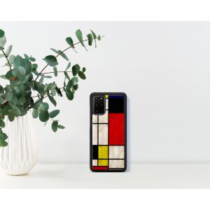 iKins Hülle für Samsung Galaxy S20+ Mondrian Schwarz 138726332 - IKins