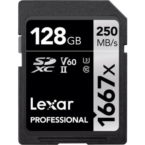 Карта памет Lexar SDXC 128GB Professional 1667x UHS-II U3 V60 138726341