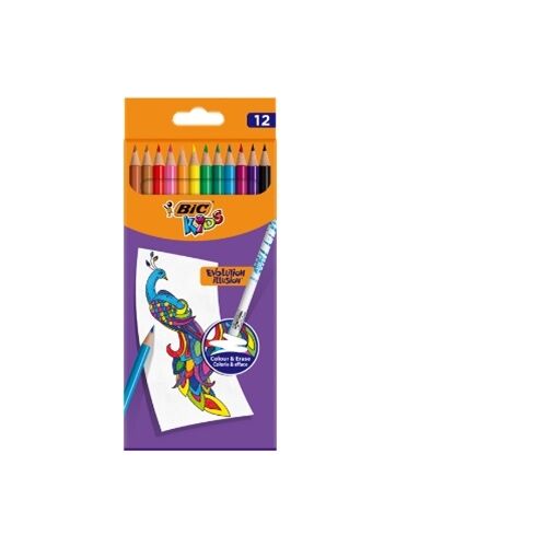 BIC Kids Evolution Illusion bojice za brisanje, kutija od 12 komada 138726433