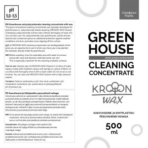 Polycarbonatreiniger Krooon mit Wachs 138726632 - Fenster- und Glasreiniger