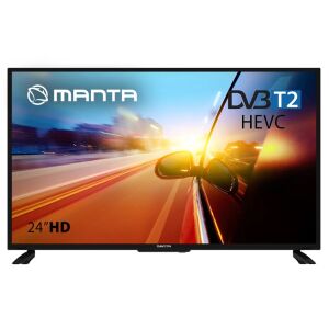 Manta 24LHN122T 24-calowy telewizor HD LED z DVB-T2 HEVC - Telewizja