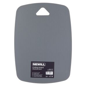 Kunststoff-Schneidebrett 35 x 25 x 0,5 cm dunkelgrau 138727118 - Schneidebretter