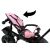 Lean Toys PRO600 rosa Dreiradsitz mit Sicherheitsgurt