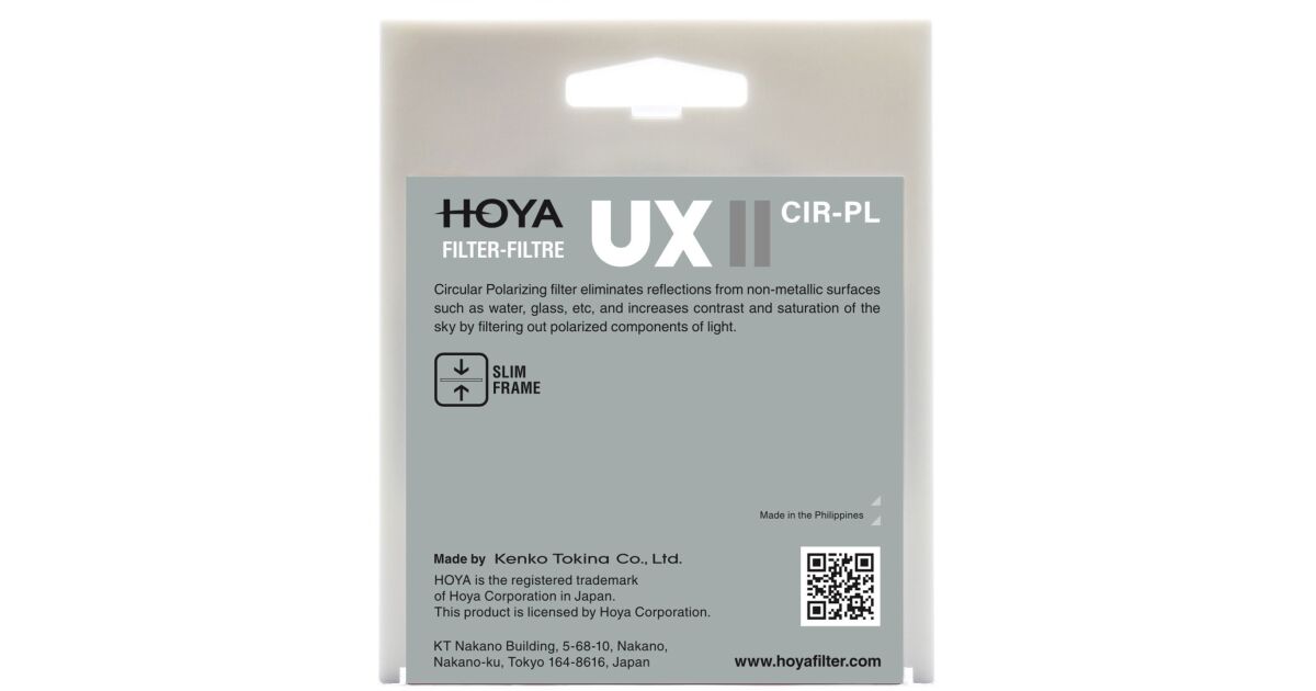 Hoya Filter Zirkularpolarisator UX II 58mm 138727182