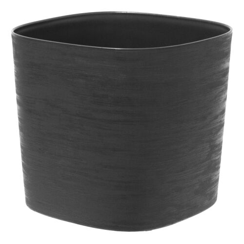 Blumentopf CAPRI 19cm x 19cm x h17cm, schwarz 138727228