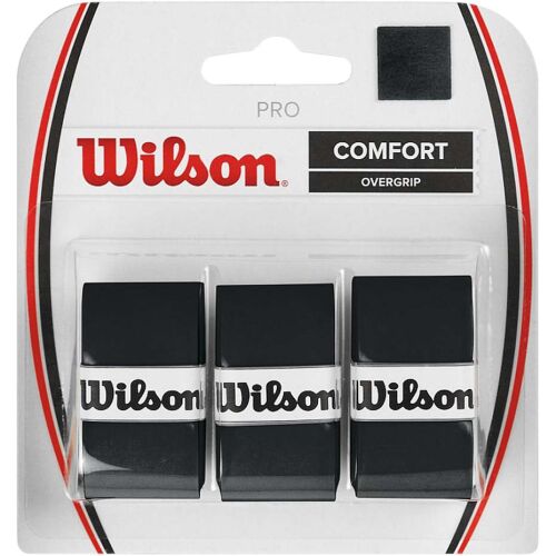 Tennissaiten Wilson Pro Comfort Overgrip Schwarz 138727230