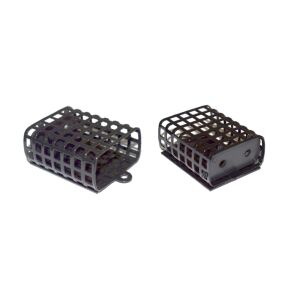 Metall-Futterspender mit geschlossenem Boden KR-BL Rechteckig 70g. Schwarz 138727263 - Futterkörbe Method & Feeder