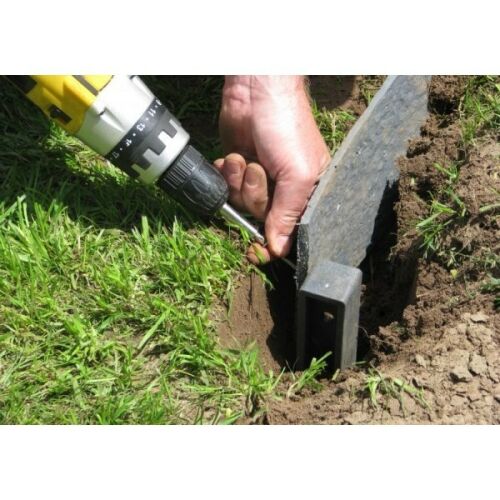 Landschaftsrand gerade Ecolat 0,19m x 2m grau 138727267