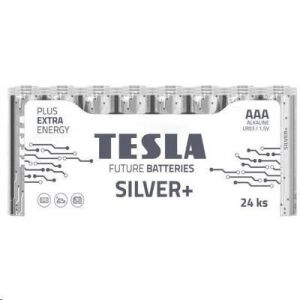 Батерии Tesla AAA Silver+ Alkaline LR03 1150 mAh (24 бр.) (13032410) 138727268 - Батерия и акумулатор