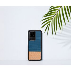 MAN&WOOD Hülle für Galaxy S20 Ultra Denim Schwarz 138727271 - Man&Wood