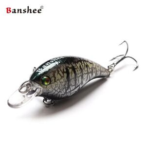 Vobleris Banshee Crankbait Bass 60mm 10g VC01 Titanium Creature, Plūdrus 138727390 - Varalica za ribolov