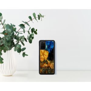 Puzdro iKins pre Samsung Galaxy S20+, cafe terrace, čierne 138727397 - Puzdrá na telefóny