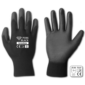 Handschuhe PURE BLACK PU, Größe 9 138727452 - Arbeitshandschuhe