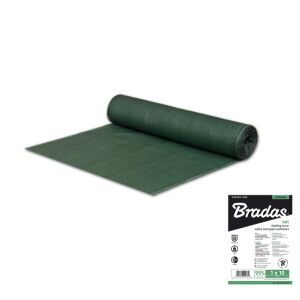 Bradas 95% Schattiernetz Rolle 1x25m, Gartenschattennetz - Bradas
