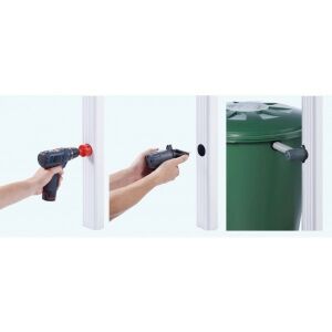 RAPIDO QUATTRO Regenwassertank Installationsschritte - Garten