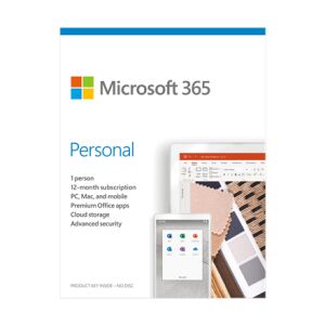 Microsoft 365 Personal - 12-miesięczna subskrypcja dla 1 osoby - Oprogramowanie biurowe