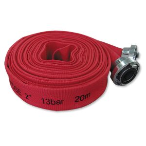 Premium 3 Zoll Feuerwehrschlauch, 13 bar, 20 Meter mit Kupplungen - Bewässerung