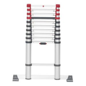 Teleskopický rebrík T80 FlexLine, hliník, 11 stupňov - Rebrík a stojan