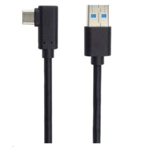 Kabel USB PremiumCord typu C/M ze złączem kątowym 90° - USB 3.0 A/M, 50 cm 138728137 - PremiumCord Kabel USB