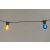 Finnlumor Șir de lumini cu filament pentru petreceri colorat 10 LED-uri 138728205