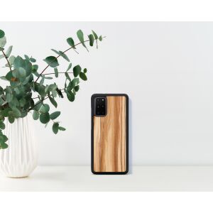 Etui MAN&WOOD do Galaxy S20+ cappuccino czarne 138728253 - Man&Wood