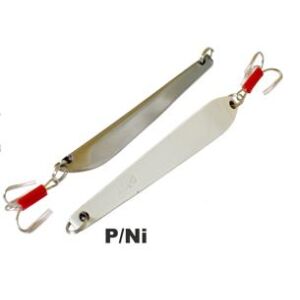 Pilker Tri-edge AKARA PTR Curbat, Greutate 175g, Culoare P/Ni (Nichel) 138728331 - Set de momeli