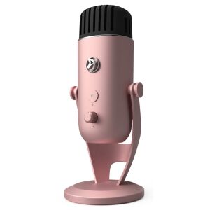 Microfon de masă Arozzi Colonna, auriu roz