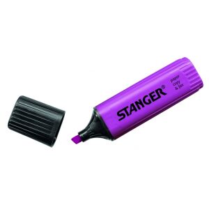 STANGER Textmarker, 1-5 mm, lavendel, 1 Stück 180011000 138728426 - Textmarker