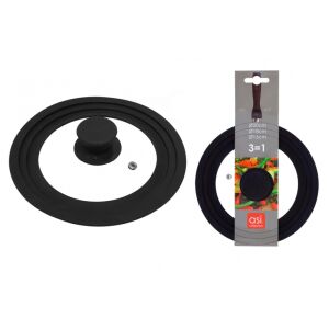Universaldeckel mit Silikonrand 3in1, Ø16/18/20cm 138728433 - Topfdecken