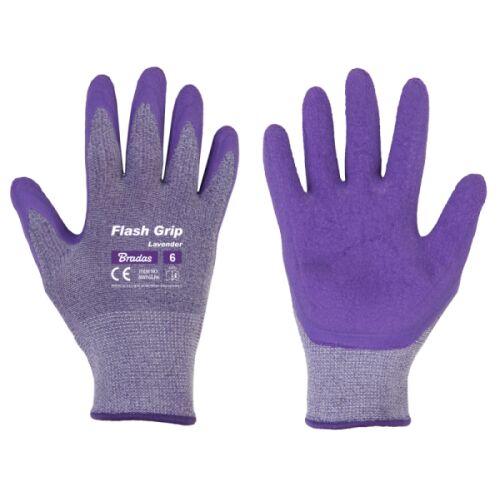 Rukavice FLASH GRIP LAVENDER, veľkosť 8 138728527