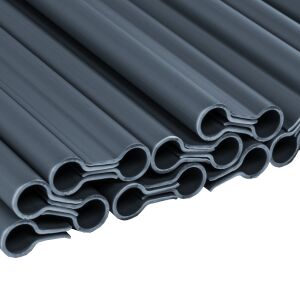 Clips für SOLID-Bildschirmstreifen - grau (2 Pakete) 138728669 - Markisen & Beschattungen