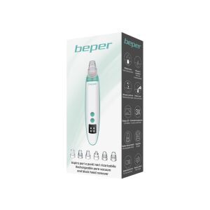 Beper P302VIS001 nabíjateľný vákuový čistič pórov a odstraňovač čiernych bodiek - Zariadenie na starostlivosť o tvár