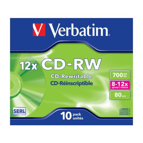 CD-RW-Discs 12x 700MB 10P JC 43148 138728747